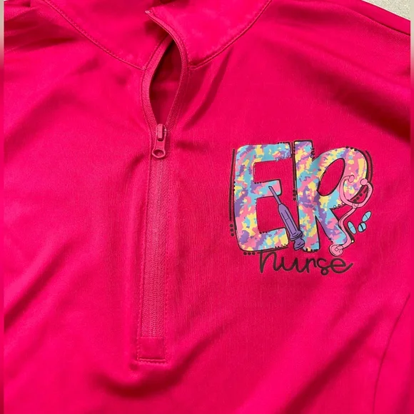 ER Nurse Quarter Zip - Picture 2 of 4